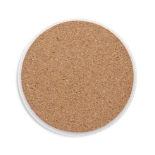 Load image into Gallery viewer, Round Sandstone Coaster with Cork Base
