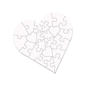 Custom Heart-Shaped Puzzle - 25 Piece