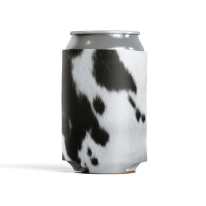 Cow Print Fitted Beverage Insulator for 12oz Can