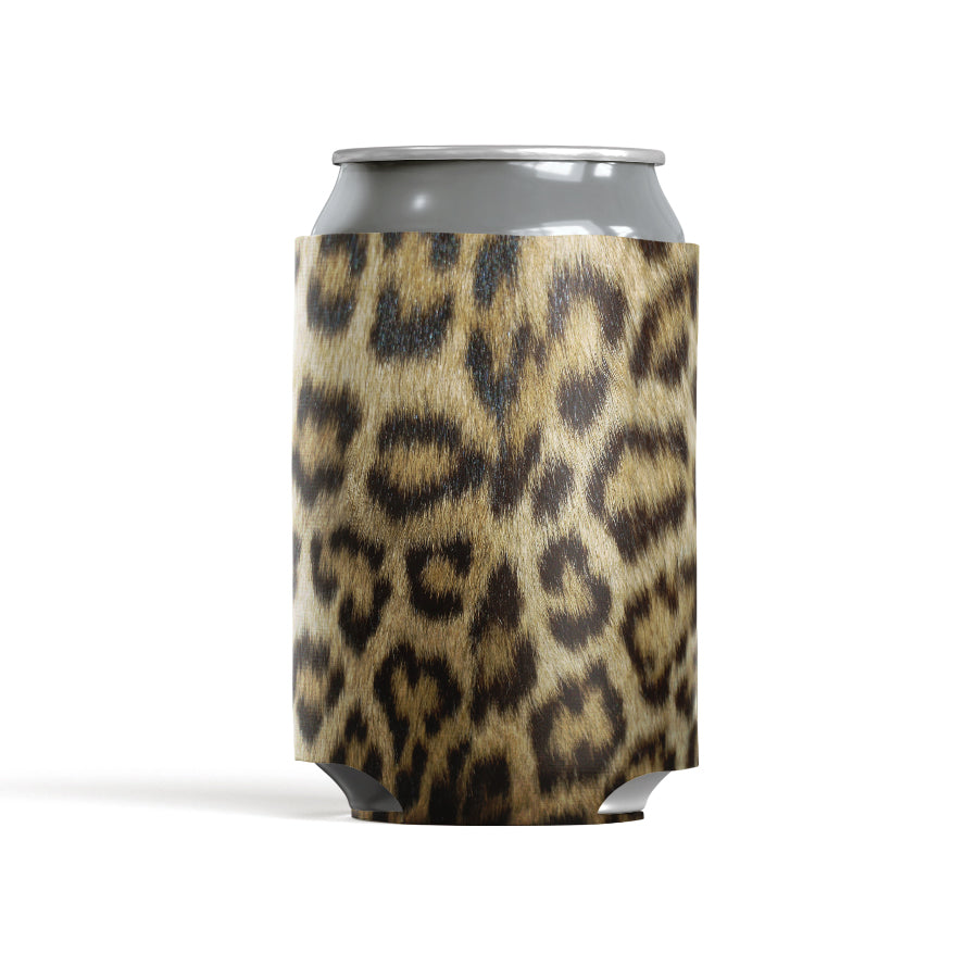 Leopard Print Fitted Beverage Insulator for 12oz Can