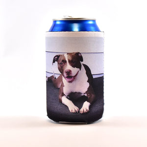 Custom Fitted Beverage Insulator for 12oz Can - Custom Graphic or Text