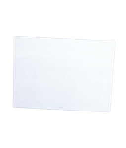 Glass Cutting Board with White Bottom - 11" x 15"