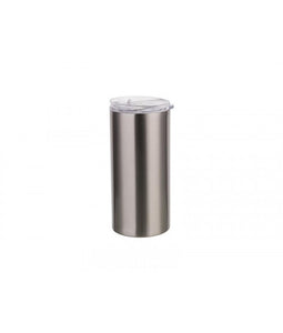 16oz Stainless Steel Tumbler with Straw and Lid