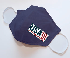Double Layer, Reversible Face Mask - United States of America
