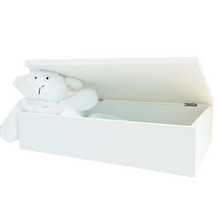 Load image into Gallery viewer, White Coated Wood Keepsake Box
