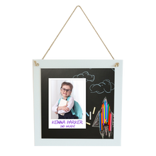 Load image into Gallery viewer, White Coated Wood Square Hang Sign
