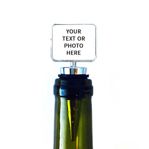 Bottle Stopper with Square Insert