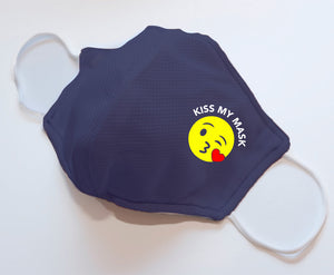 Double Layer, Reversible Face Mask - Kiss My Mask