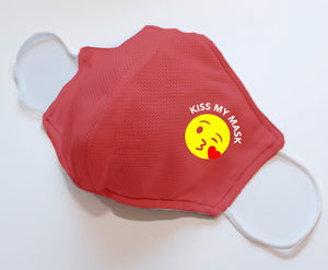 Double Layer, Reversible Face Mask - Kiss My Mask