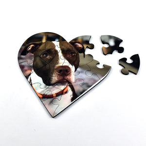 Custom Heart-Shaped Puzzle - 25 Piece