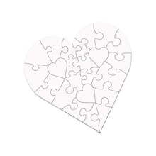 Load image into Gallery viewer, Custom Heart-Shaped Puzzle - 25 Piece
